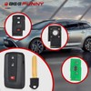 Beefunny Key Fob for Toyota Prius 2004-2009 (only for Black