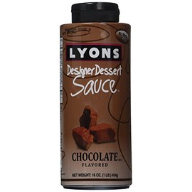 Lyons Chocolate Designer Dessert Sauce Squeeze Bottle, 16 ounces