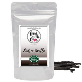 Food with Love South Sea Vanilla as Bourbon Vanilla Beans Replacement 12 cm Pack of 10
