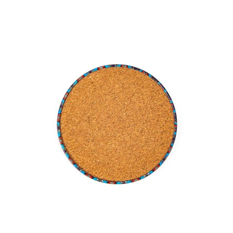 Jeannieparnell 803 - Multicolor Square Drink Coaster Set of 6