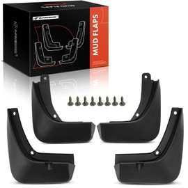 A-Premium Mud Flaps Compatible with Genesis GV80 2021 2022 2023 2024 2025 SUV, No Drilling Required Mud Guards with Hardware Accessories, Set of 4 Front and Rear