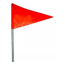 MR Par De Banderínes Rígido Naranja Tractocamión Banderola