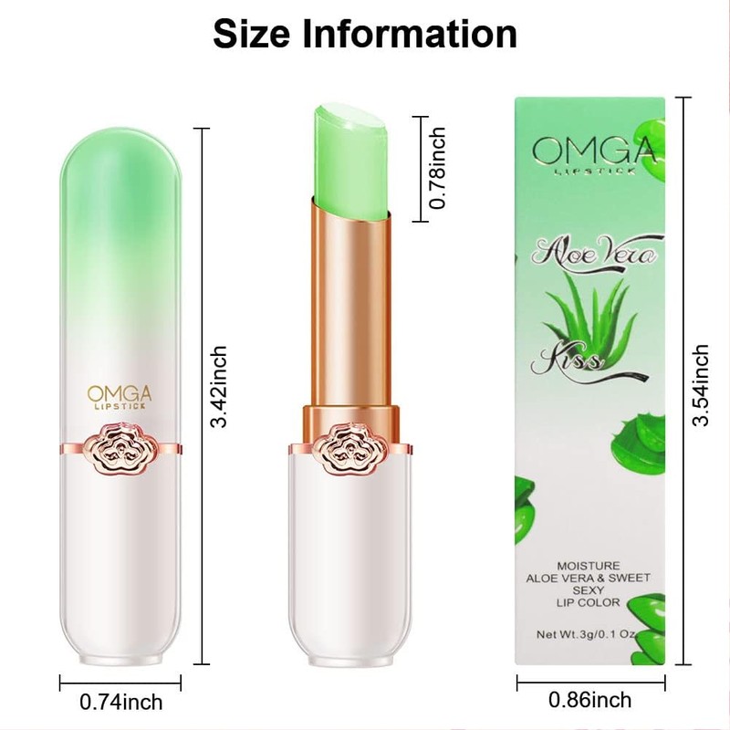 GECOMO OMGA G8006-1 G8006-1 Peach Girl Crystal Color Change Lipstick