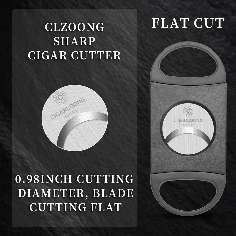 Cigar Cutter with Sharp Blade, Stainless Steel and Cigar Guillotine