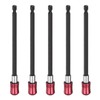 HARFINGTON 5pack 150mm Magnetic Screwdriver Bits Holder Extension Quick Release