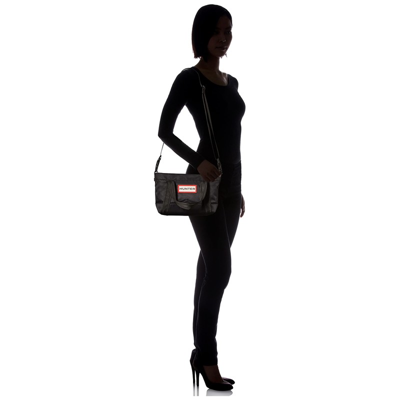 Hunter Nylon Top Clip, Tote Mini, Black