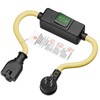 Heavy Duty SJTW 12AWG Outdoor Waterproof Extension Switch Cord, in-Line