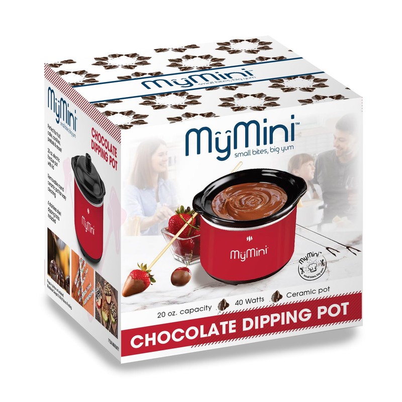 MyMini Red Chocolate Dipping Pot, Personal