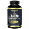 Krill Oil Omega-3 Capsules High Dose - 1000 mg Pure