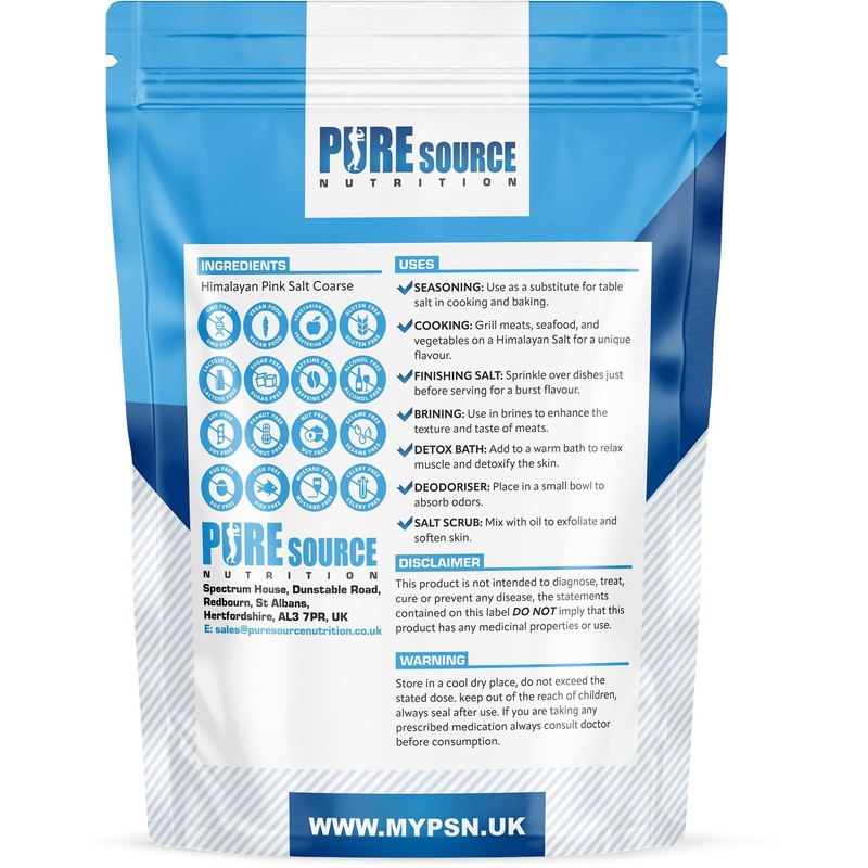 Himalayan Pink Salt Coarse 84+ Essential Minerals | UNREFINED |