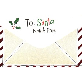 Carlton Cards Letter To Santa Claus North Pole Christmas Greeting Card
