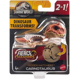 Jurassic World Fierce Changers Hidden Hatchers Dinosaur Transforms 2 in 1 (Carnotaurus)