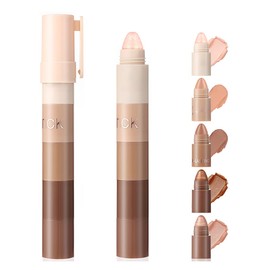 JAWUZ Eyeshadow Pen, 5-in-1 Matt, Fine Eyeshadow Pen, Highly Pigmented Eyeshadow, Face, Eyes, Highlighter Pen (B)