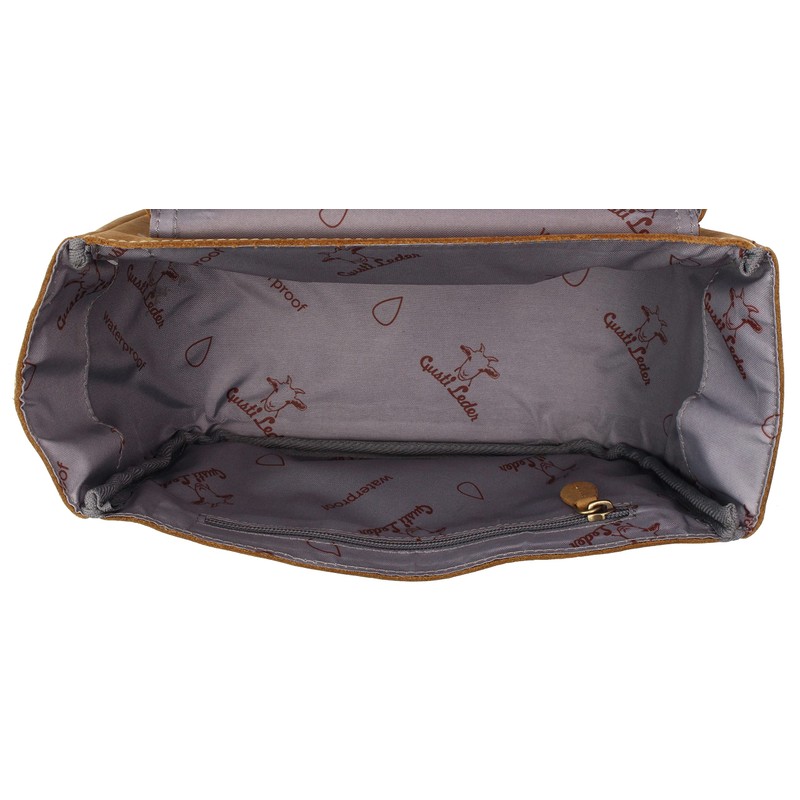 Gusti Rene P. Handlebar Bag Leather with Plate Handlebar Bag