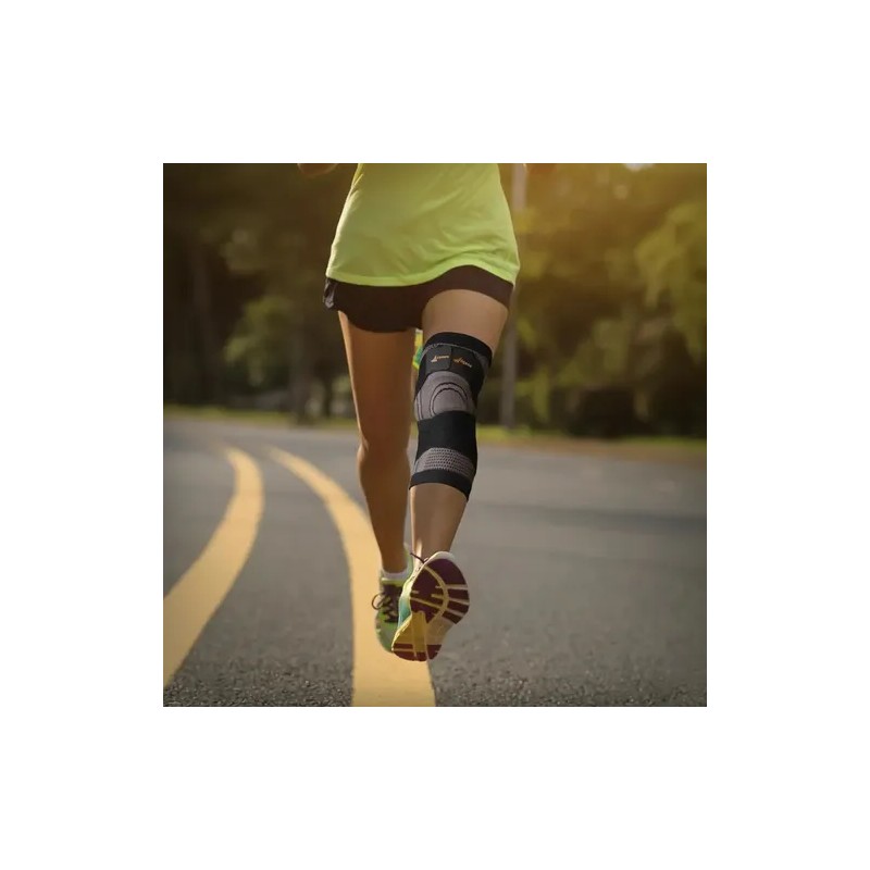 Rodillera Deportiva de Compresión Hyperz con Correas Ajustables para Hombre
