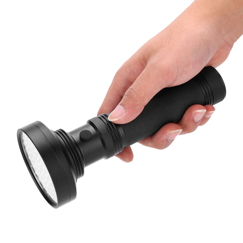 UV Flashlight Pet Stain Urine Detector Bright 100 LEDs Blacklight