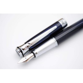 Picasso 903 Sweden Flower King Fountain Pen Original Box (Blue Marble, Fine Nib 0.5mm)