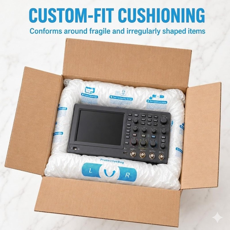 Expanding Foam Packaging Variety 4-Pack — Shock-Absorbing Self-Foaming Bags for