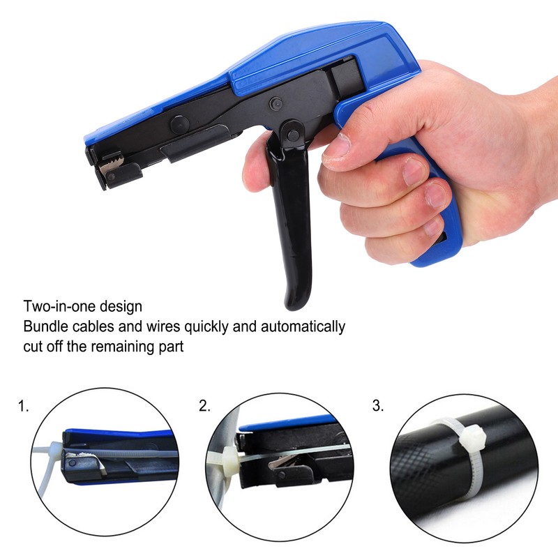 HS600A Nylon Cable Tie Pliers HighCarbon Steel Wire Fastening Cutting