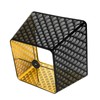 Medium Square Lamp Shades, ALUCSET Metal Lampshade with Pattern of