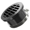 70mm (2.75 Inch) Black Round Car Heater Ducting Warm Air