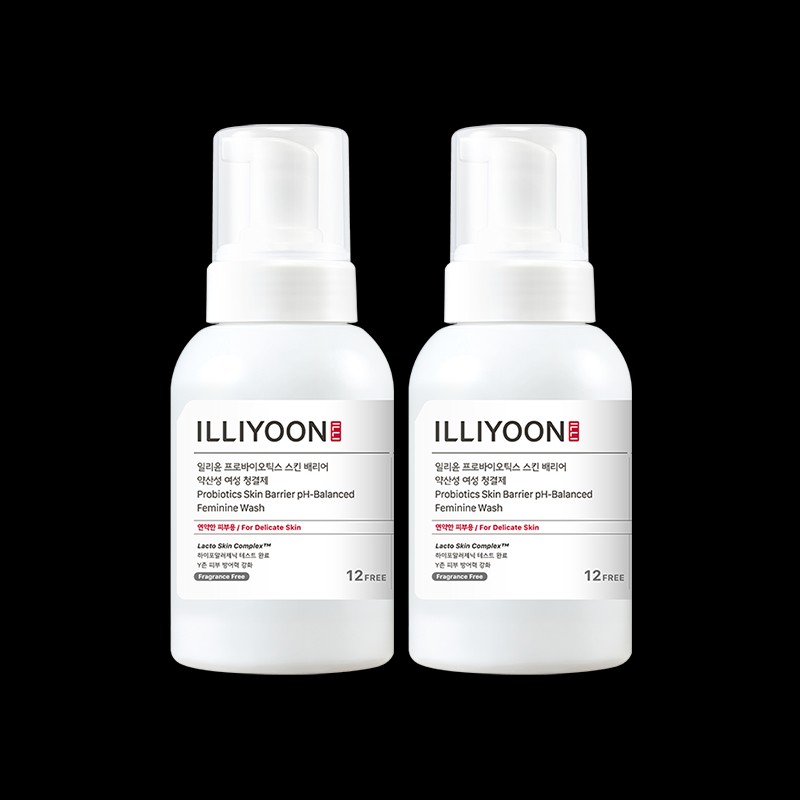 Ilyoon [일리윤][2입] 프로바이오틱스 스킨 배리어 약산성 여성청결제 [Illiyoon][2-pack] Probiotics Skin