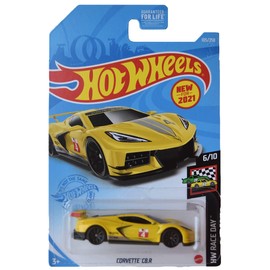 Hot Wheels Corvette C8 R, [Yellow] 105/250 Race Day 6/10