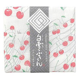 Shirayuki Yuzen Dish Towel, Cherry Red