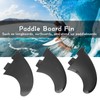 3Pcs/Set Surfboard Fin PVC Fiberglass Longboard Ocean Broad Thruster Fins