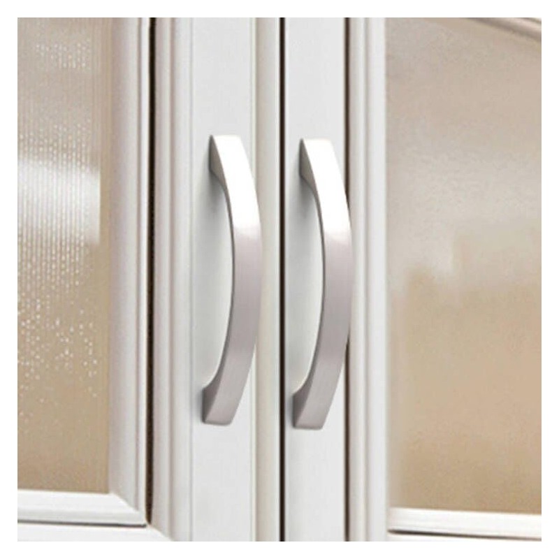 SYZOW 6 Pack Brushed Nickel Cabinet Handles Stainless Steel Kitchen