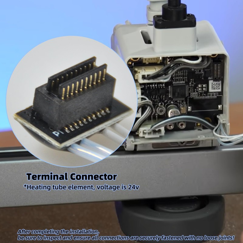 XIFOWE Ceramic Heater Assemblies and Thermistor Kit Compatible with Bambu