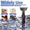 Mesee 6 Pieces HSS Tap Drill Bit Set M3 M4