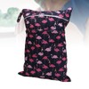 Diaper Bag Storage Pouch Waterproof Polyester Reusable Dual Zippers Diaper