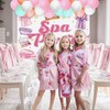 LaVenty SPA Party Backdrop Balloons Pajama Party Decoration Slumber Sleepover