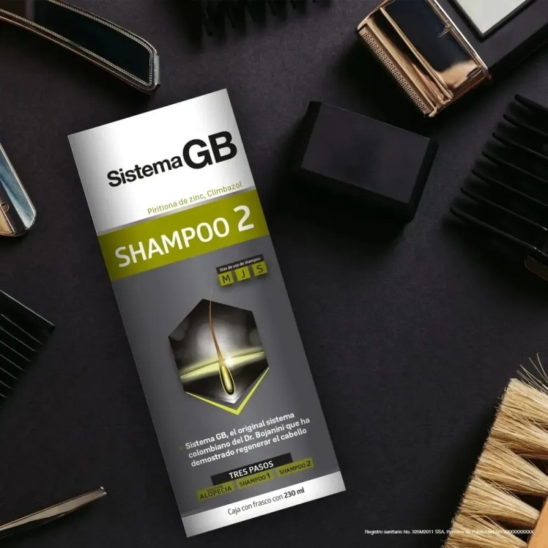 Shampoo Sistema GB 2 Climbazol 230ml