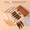 20Pcs Wood Carving Kits, Wood Carving Knife Set with PU