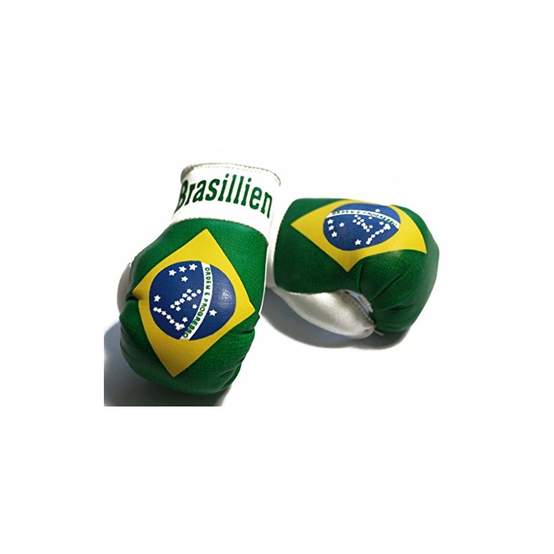 Mini Boxing Gloves - Brazil