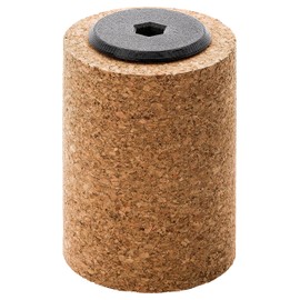 Cork Brush | Cork Roller | Rotor Cork Roller | 70 x 97 mm | Cork Roll for Ski Service | Standard Hex Socket | For Ski Wax | Cold & Liquid Waxes & Fluorine