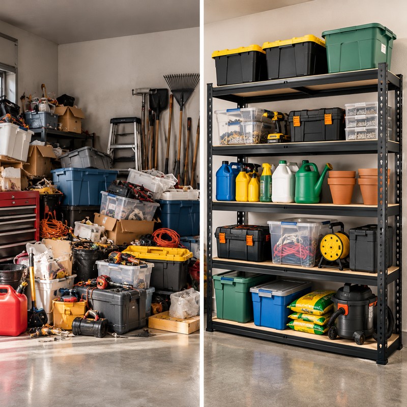 Heavy Duty Garage Storage Shelving Rack for Home Organization –