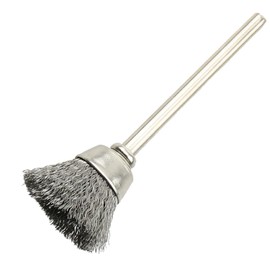 ZZHXSM 15pcs Cup Shape 15mm Stainless Steel Wire Brush Rust Removing and Polishing Brush for Dremel Rotary Tools Accessories