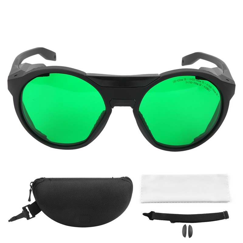 Professional Laser Protective Goggles Portable Beauty Workshop Safety Glasses (Green)
