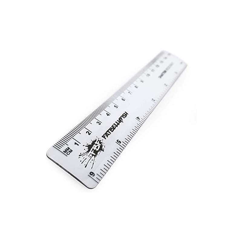 6 Inch / 15cm Transparent Rulers - Shatter Resistant -