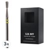 BESSIE Leabit Smart Fit M Nail Bit, 3 pieces, Silver / BESSIE 리아비트 스마트핏 M 네일비트, 3개, 실버