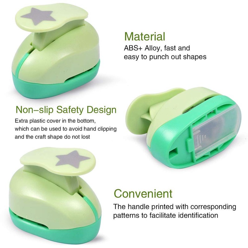 UCEC Paper Punches for Crafting, Hole Punch for Kids, 1