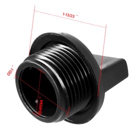 63405 Water Drain Thread plug and Seal O-ring for Harbor Freight Predator 2 Inch 3 Inch Honda 2 Inch 3 Inch Pump Pacific HydroStar 61986 68375 69774 Pump Pack of 2
