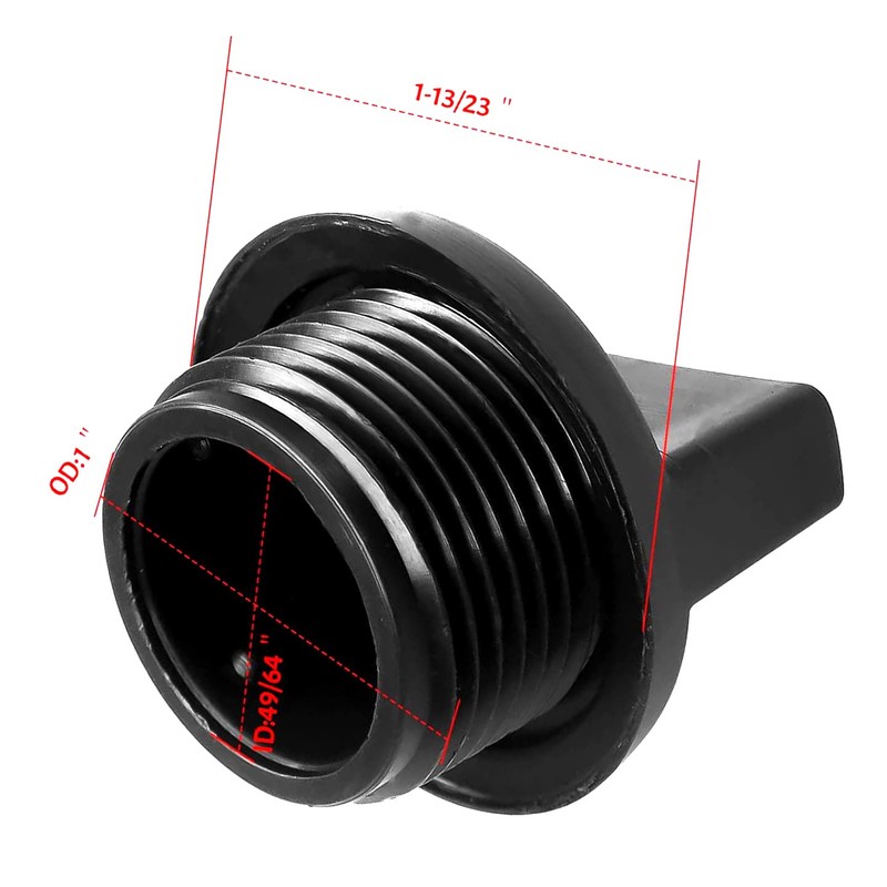 63405 Water Drain Thread plug and Seal O-ring for Harbor