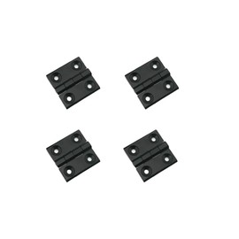 Pack of 4 Metal Hinges 60 x 60 mm Folding Hinge Screw-On Hinge for Garden, Boat or Mechanical Engineering These Hinges are Versatile