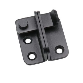 szhdxsy Flip Latches, Heavy Duty Latch Safety Door Lock,Stainless Steel Sturdy Padlockable Bolt Latch/Lock for Pet Gate,Cabinet Furniture, Wardrobe, Window（Left Open Black）