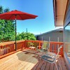 Dolibest Deck Umbrella Mount, Patio Umbrella Holder with 3 Plastic