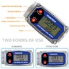 TEANTECH Digital Turbine Flow Meter Digital LCD Display with NPT